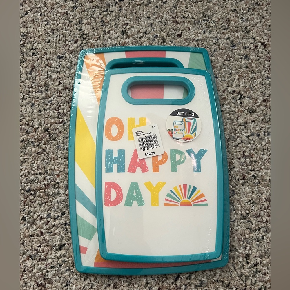 New Colorful Cutting Board Set - Oh Happy Day
